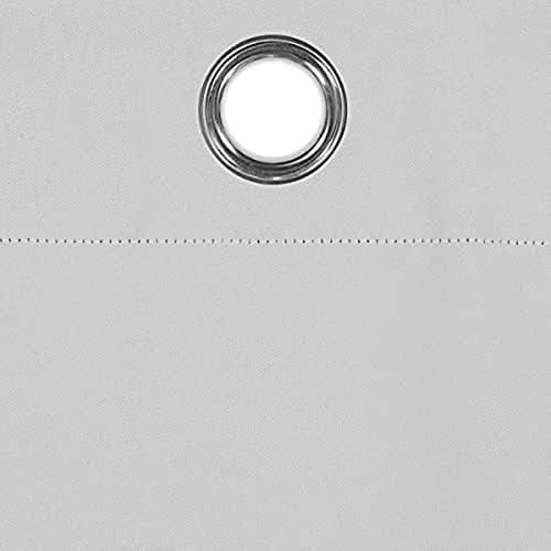 Silver White Star Laser Cut Room Darkening Curtains — photo 4