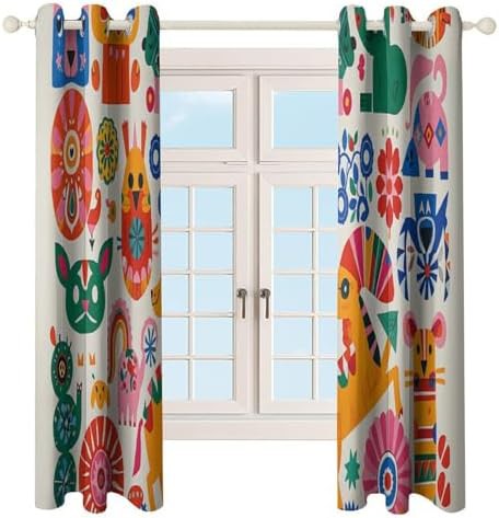 Mexican otomi animal thermal curtain 52x72 — photo 4