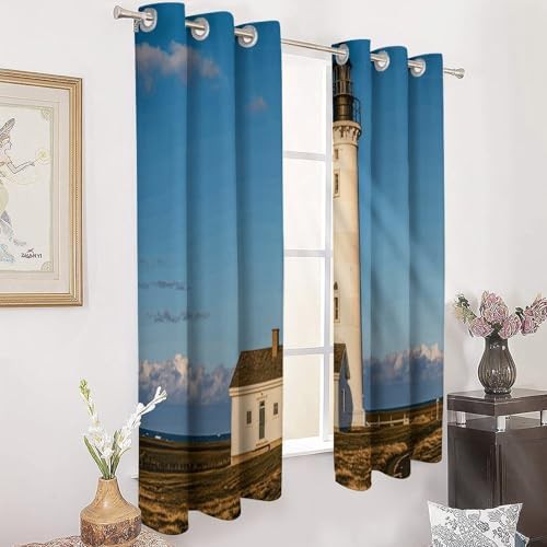 Old lighthouse scale thermal curtain 52x72 — photo 3