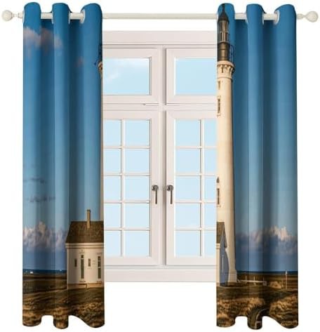 Old lighthouse scale thermal curtain 52x72 — photo 4