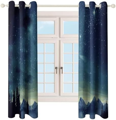 Celestial night sky thermal blackout curtain — photo 4
