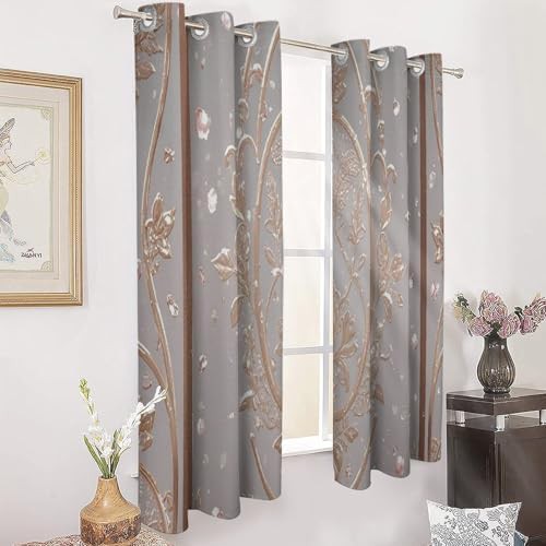 52"x72" Decorative Curtains Glow in The Dark Printed Blackout — photo 3