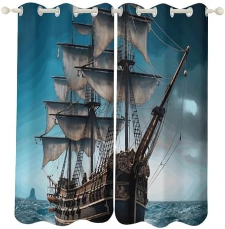 Pirate ship thermal blackout curtain