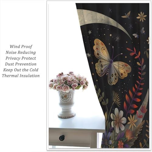 Enchanted moon garden blackout curtains 63 inch — photo 5