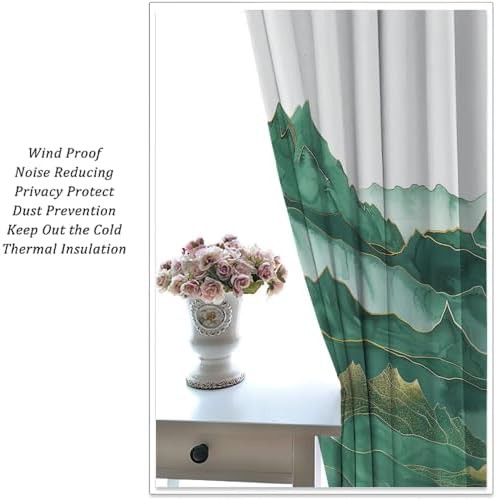 Sunset vintage fantasy landscape window treatment 63 inch — photo 5
