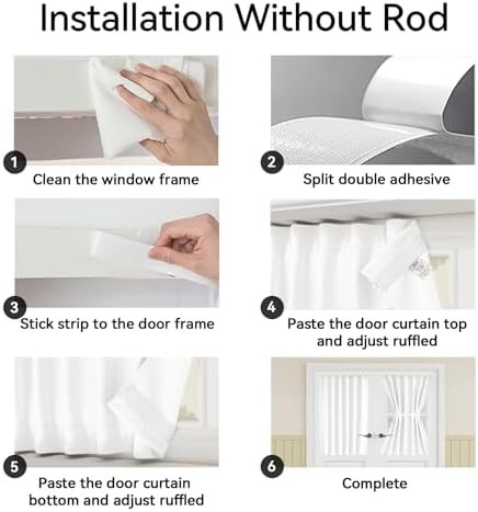 Pure White Narrow Sidelight Window Curtain — photo 3