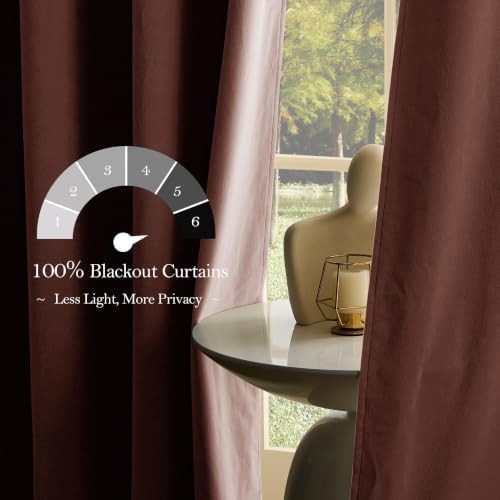 Dusty pink velvet girls room blackout curtains — photo 3