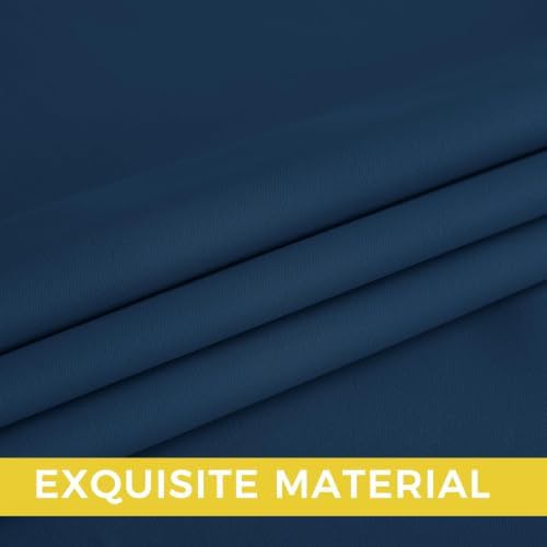 Moroccan blue grommet room darkening curtains 63 in — photo 5