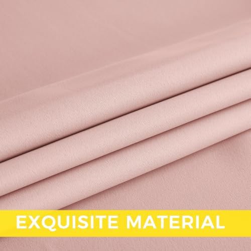 Blush pink noise reducing curtains 63 in — photo 5
