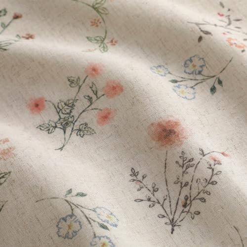 Xoguibo boho floral linen texture curtains 84 in — photo 5
