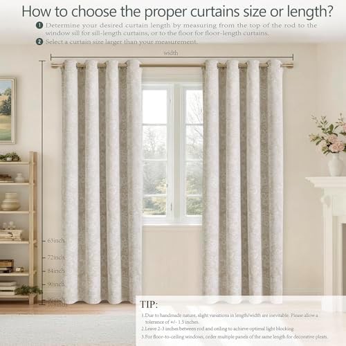 Dusty beige thermal insulated blackout drapes — photo 5