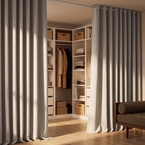 Natural sliding door total blackout curtain — photo 5